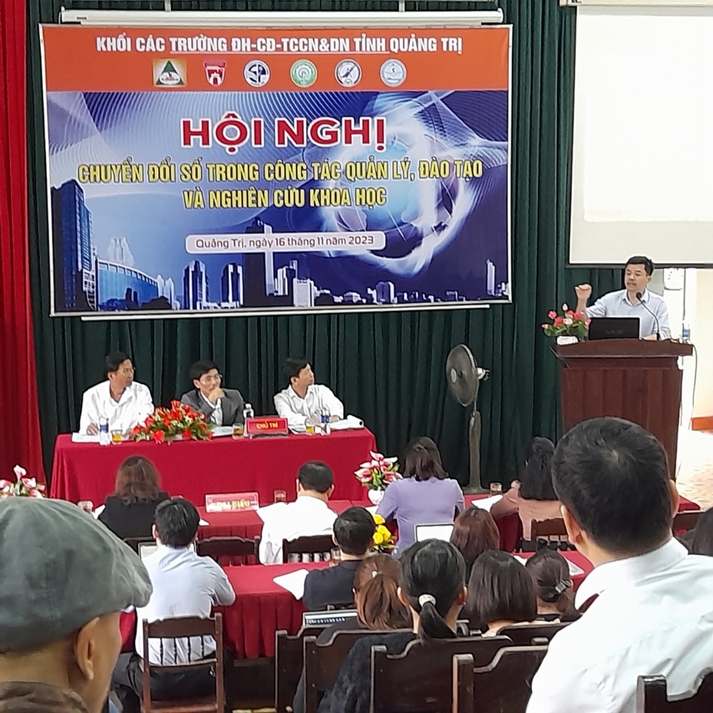 HỘI NGHỊ KHOA HỌC CHUYỂN ĐỔI SỐ TRONG QUẢN LÝ GD VÀ NGHIÊN CỨU KHOA HỌC
