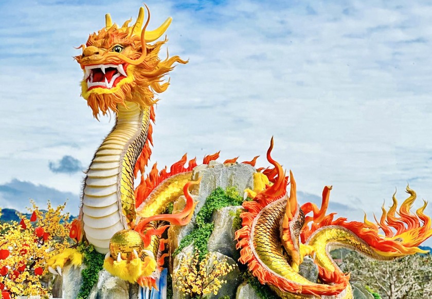 Linh vật rồng Quảng Trị mùa xuân năm Giáp Thìn 2024