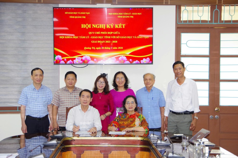 ĐẨY MẠNH HỢP TÁC TRONG LĨNH VỰC KHOA HỌC TÂM LÝ – GIÁO DỤC TẠI QUẢNG TRỊ